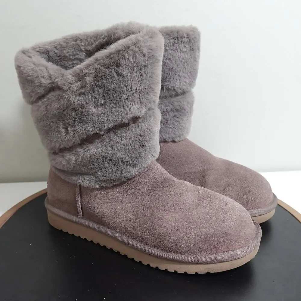 Koolaburra by UGG Boots Womens Size‎ 6 Suede Winter Warm Cozy 1114629